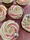 Cupcakes Sølv og Rosa thumbnail